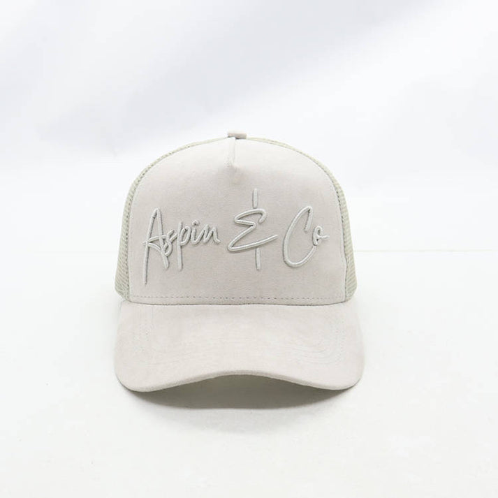 Aspin & Co Suede Luxury Cap