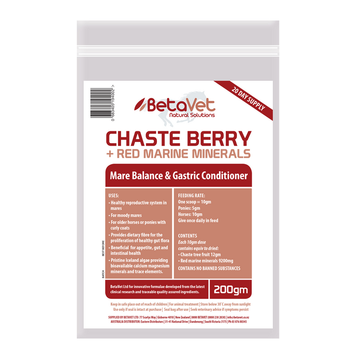 CHASTE BERRY + RED MARINE MINERALS